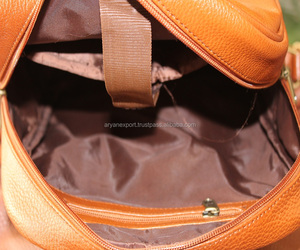 En Cuir véritable En Cuir De Mode Élégant Sac À Dos Sac D'école - Product Image 6