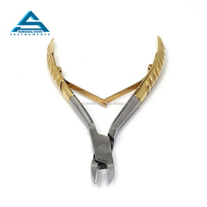 Herramienta de belleza profesional: cortauñas para cutículas chapadas en oro de acero inoxidable para dedos de las manos y los pies - Product Image 2