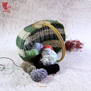 Wholesale <b>Wicker</b> Rattan Straw Picnic <b>Basket</b>/ Flower <b>Basket</b>/ Bread <b>Basket</b> - Product Image 5