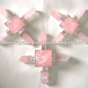 เครื่องกำเนิดพลังงานรักษาอัญมณีขายส่ง: เครื่องกำเนิดพลังงานพีระมิดโรสควอตซ์ - Product Image 2