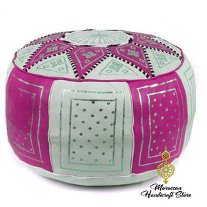 Repose-pieds à pochette marocaine de luxe, fait à la main - Product Image 5