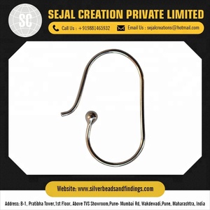 Accessoires de bijoux Crochets d'oreille Fil d'oreille avec coussinet DU VENDEUR ET FOURNISSEUR INDIEN - Product Image 3