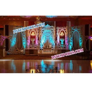 Cadres de scène de mariage indiens, Grand parterre de décorations, nouveau Design, pour scène de mariage, dernière collection - Product Image 1