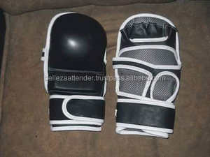 Gants d'entraînement d'arts martiaux et de boxe demi-mitaines et sac de boxe gants de sparring - Product Image 3