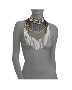 The Art of Handmade Haute Hippie Beaded Fringe Necklace - Product Image 1