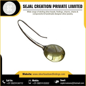 Pendiente Original de topacio ahumado, Plata de Ley 925, Gema - Product Image 6