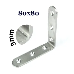 Surface mount 90 degree table frame angle metal aluminum iron and stainless steel corner bed leg brackets