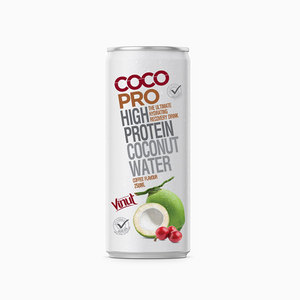 Agua de Coco Enlatada con Alto Contenido de Proteínas, 250 ml, con Sabor a Naranja, Servicio OEM/ODM, Muestra Gratuita, Diseño de Logotipo Gratuito, Precio Económico - Product Image 3