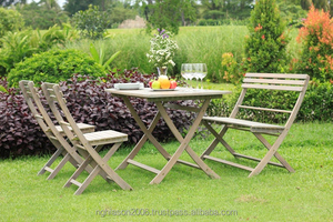 Mesa de granja plegable de madera de pino maciza Vintage de estilo francés tradicional de alta calidad, muebles de exterior para Parque, comedor, cocina - Product Image 5