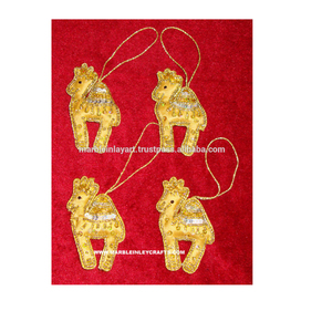 Hand Embroidery Christmas <b>Tree</b> <b>Ornament</b> - Product Image 1