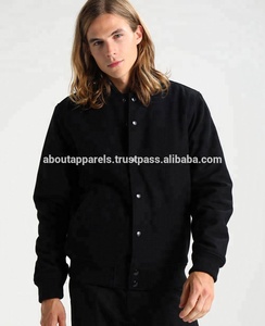 Chaquetas universitarias de lana rellenas de plumón ligeras unisex, personalizables a granel, moda tejida, deporte, transpirable, botón de zorro, venta al por mayor - Product Image 2