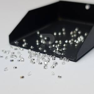 1.2ถึง1.7มม. สี GHI SI ความบริสุทธิ์ HPHT Lab เพชรที่ปลูกเพชรขัดระยะประชิดสีขาวสังเคราะห์ตัดเพชร - Product Image 1