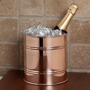 Cubo de hielo de cobre para champán, nuevo diseño, Cubo de helado de cobre puro, Enfriador de vino, acabado martillado, Cubo de tendencia superior - Product Image 3