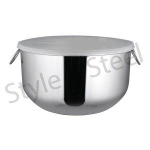 Bol de mélange avec échelle, batteur à œufs de cuisine, ensemble de 3 pièces en acier inoxydable - Product Image 3