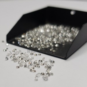 HPHT Lab-diamantes de laboratorio hechos a mano, diamante sintético de corte redondo, pulido, Blanco Melee, alta calidad - Product Image 3