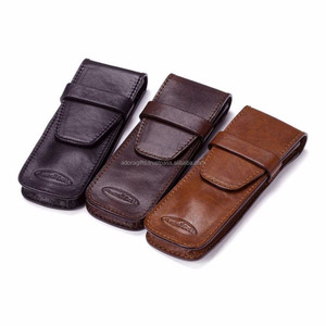 Estuches de bolígrafos de buena calidad al por mayor/estuche especial para bolígrafos/Estuches de bolígrafos de cuero genuino con diferentes colores - Product Image 1