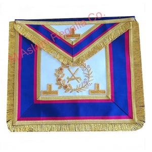 Assistant Director of Ceremonies Past Grand Mark Office <b>Dress</b> | Hand Embroidery Bullion Wire Grand Aprons - Product Image 3