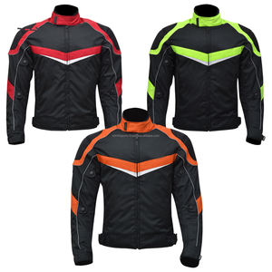 Combinaison de protection imperméable et personnalisée de qualité supérieure veste de course de moto en cuir véritable personnalisée - Product Image 5