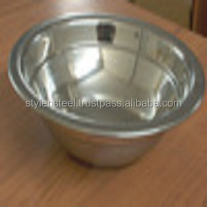 Durable Metal Stainless Steel Basin Kitchen <b>Mixing</b> <b>Bowl</b> German Basin Stainless Steel Basin <b>Bowl</b> <b>Large</b> Capacity Condiment - Product Image 1