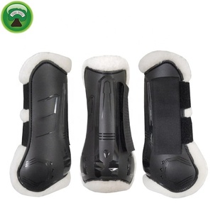 โรงงานจัดหารองเท้าบู๊ทแข่งม้าขนแกะ3สี - Product Image 1