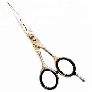 Coiffure professionnelle barbier coupe de cheveux pansement style rasoirs bord pointu ensemble de ciseaux amincissants. - Product Image 3