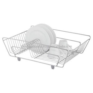 Escurridor de platos de malla de alambre de hierro y Metal blanco, cesta de uso de cocina para el hogar, Hotel, accesorios para el hogar - Product Image 1