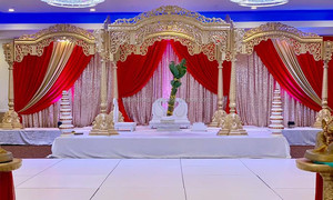 ชุด Mandap ทำจากไฟเบอร์สำหรับงานแต่งงาน,ของตกแต่งชุด Mandap ทรงสี่เหลี่ยมขนาดใหญ่สำหรับงานแต่งงานแบบอินเดีย - Product Image 5
