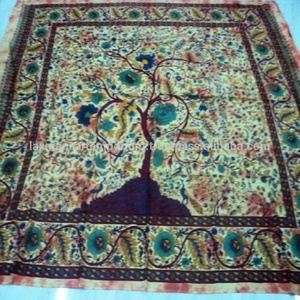 Vente en gros LAXMANS Nouveau design Draps de lit Queen Size et Tapisseries murales Arbre de Vie, Tapisserie en coton tissé imprimé tribal, Lavage à la main - Product Image 2
