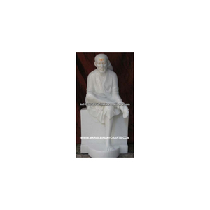 White Marble Sai Baba Statue - Product Image 1