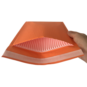 Tùy Chỉnh Orange Phân Hủy Sinh Học Sóng Độn 100% Tái Chế Kraft Mailer Phong Bì - Product Image 6