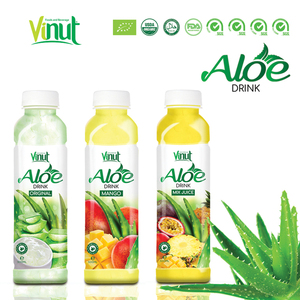 Pour VINUT 24 bouteilles/Carton Aloe Vera Mangue 500ml Boisson Pulpe Marque Privée OEM ODM Halal Certifié Purée Type - Product Image 2