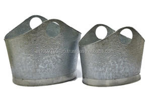 Juego de Macetas de Jardín Premium IHA Classic, de Chapa Galvanizada GP, para Uso en Interiores y Exteriores - Product Image 4