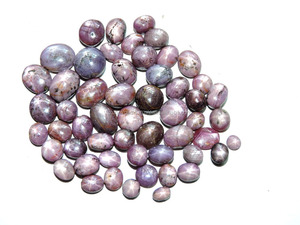 Cabujón de piedra de estrella de rubí Natural, piedra preciosa de corte ovalado, fabricación de joyas sueltas de alta calidad - Product Image 3