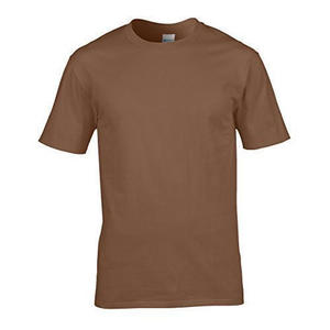 Mens Plaine Coton Col Rond T-shirt - Product Image 2