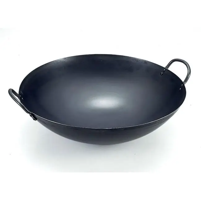 Il wok di ferro di 36cm(14.17in) può fare penang curry in un breve periodo di tempo