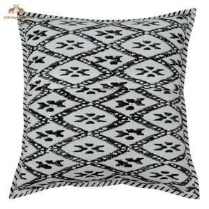 Ikat-funda de cojín de algodón con estampado para sofá, protector de almohada de colores naturales, ecológico - Product Image 2