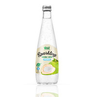 330Ml Echt Sprankelend Kokoswater Met Ananassap Puree Glazen Fles