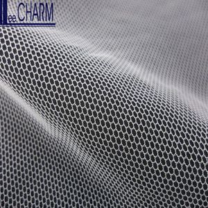 LCSH513 Taiwán calidad 100% nailon tela de tul nupcial suave ilusión francesa transpirable para el hogar textil estiramiento disfraz juguete - Product Image 4