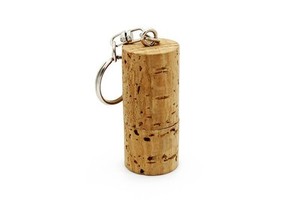 Chiavetta <span class=keywords><strong>USB</strong></span> 2.0 in Legno, Sughero e Metallo a Forma di Tappo di Bottiglia, 4GB-128GB, con Logo Personalizzato e <span class=keywords><strong>Portachiavi</strong></span> - Product Image 3