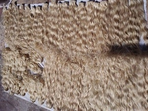 Yannai — cheveux blonds, trame faite à la MACHINE, en vrac, sortie d'usine, 2018 - Product Image 3