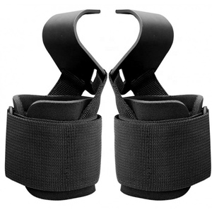 Haute Qualité Nouveau Style Haltérophilie Gym Formation Crochet Support de Poignet Poignées Bracelet Poignées Crochets Sangles Support de Poignet - Product Image 5