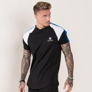 Camisetas Deportivas para Hombre al por Mayor, para Gimnasio y Fitness, con Logotipo Personalizado, de Poliéster/Algodón, Secado Rápido, Transpirables, Fabricadas por Hawk Eye Co. - Product Image 3