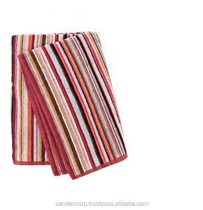 High Quality Long Beach <b>Towels</b> Yarn Dyed <b>Stripe</b> Quick Dry Recycled Beach <b>Towel</b> For Beach Use - Product Image 1