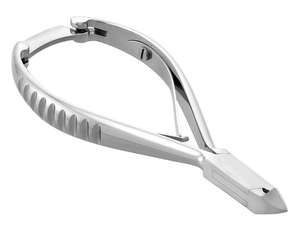 Professional Cuticle Nipper Double Spring with <b>Lock</b> Nghia Style Cuticle Nipper extra sharp Made with High Grade Stainless Steel. - Product Image 1