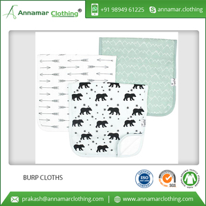 New Design Water Repellent Cotton Burp Cloths Custom Made Baby Burp Cloths - Product Image 4