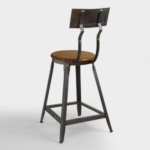 Taburete de mostrador de madera maciza, muebles para el hogar de uso general para sala de estar - Product Image 4