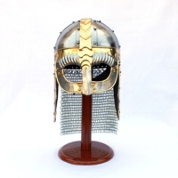 Haute Qualité Vente Guerre Militaire Médiéval Ancien Vintage Gjermundbu Casque avec Aventail Oreille Rabats Eye Guard SAIWH912