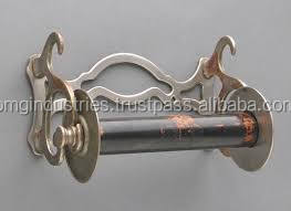 OMG Industries Accessoires de salle de bain Porte-rouleau de papier toilette mural en laiton massif - Product Image 4