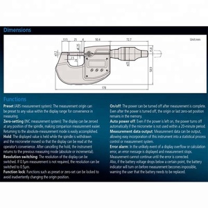 Mitutoyo Ultra-Hoge Nauwkeurigheid Digimatische Micrometer Serie 293 Met Innovatieve 0.0001Mm Resolutie Technologie - Product Image 4