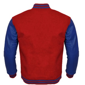 2025 mejor calidad hombres Letterman béisbol Collage Varsity chaquetas impermeable abrigo de invierno mangas de cuero cuerpo de lana de talla grande - Product Image 3